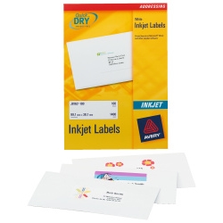 Avery Inkjet Address Labels 47 x 63 mm 18 Labels