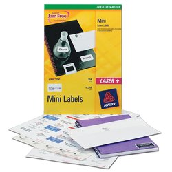 Avery Mini Labels 45.7 X 25.4 40 Labels Per