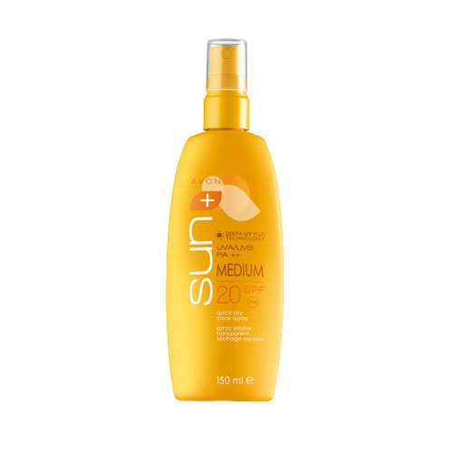 Sun Quick Dry Clear Spray SPF20