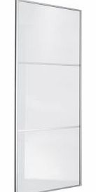 Select Pure White Glass Sliding Wardrobe