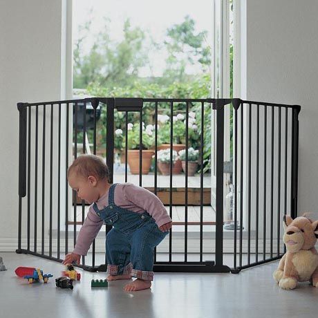 Black Configure Stair Gate Safety Gate