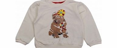 Baby Girls Bulldog Sweat Top L5/E13