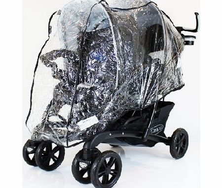 GRACO QUATTRO DUO TWIN TANDEM DOUBLE RAINCOVER