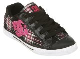 DCs Chelsea Bk/pnk/bk Plaid - 4 Uk