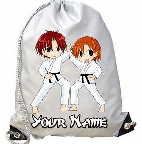 Personalised Kids Karate Gym / PE / Swimming Bag