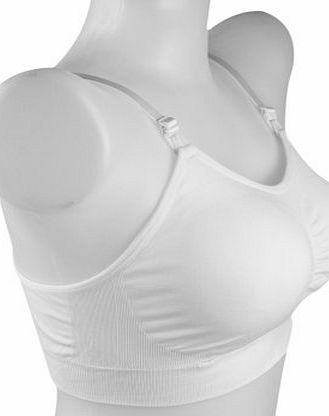 BLACK WHITE BEIGE MATERNITY NURSING SLEEP BRA 32-42 A B C D E F 1 OR A PACK OF 3 (X-Large 14-16, Beige)