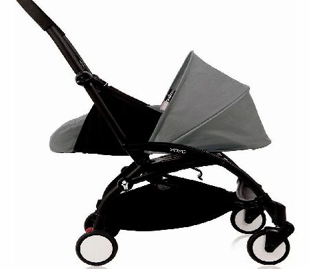 YoYo 0m+ Pram Grey With Black Frame 2014