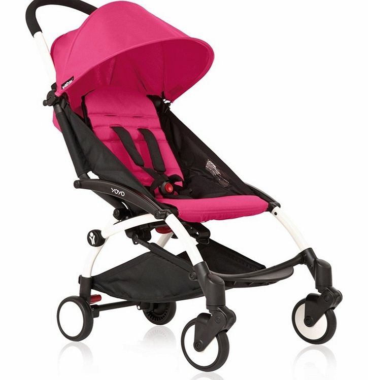 BabyZen YoYo 6m  Stroller White/Pink