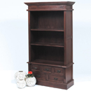 Bali Mahogany large bookcase furniture