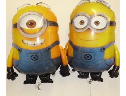 Set Of 2 - 30`` Despicable Me Minion Foil Balloons Dave And Stuart (CS126+CS141)