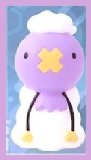 Pokemon diamond and pearl rare 2` Collectable hollow figure DRIFLOON NEW!