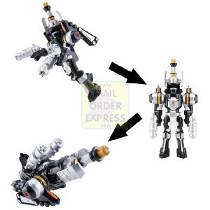 Bandai Power Rangers Operation Overdrive Turbo Drill 12 5cm Black