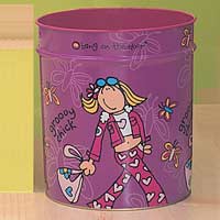 On The Door Groovy Chick Waste Bin