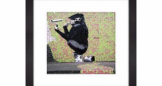 Gorilla with roller print
