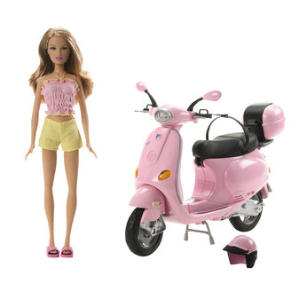 Pink Vespa and Doll