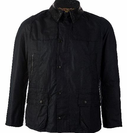 Mens Arkle Waxed Jacket Navy