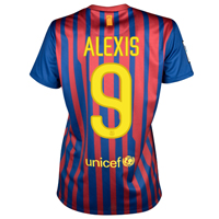 Nike 2011-12 Barcelona Nike Womens Home Shirt (Alexis