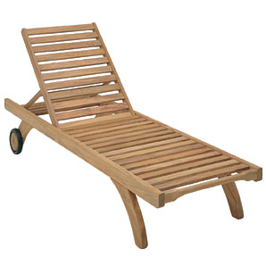 Barlow Tyrie Capri Sun Lounger Teak