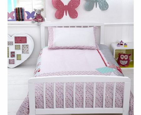 Cot Bed Duvet Cover  Pillowcase Set-Sweet