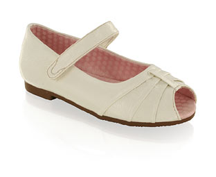 Barratts Charming Peep Toe Casual Shoe