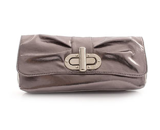 Clutch Bag With Twist Lock