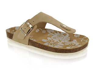 Barratts Footbed Toe Post Sandal - Junior