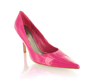 Funky Patent High Heel Stiletto - Sizes 1-2