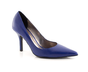 Leather Stiletto Court Shoe - Size 10