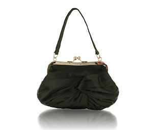 Satin Twist Detail Bag