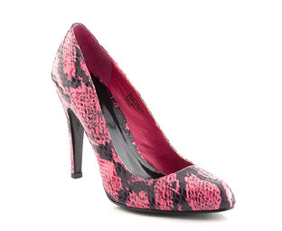 Snake Effect Court Shoe - Size 1 - 2