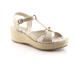 Barratts T-Bar Wedge Sandal - Junior