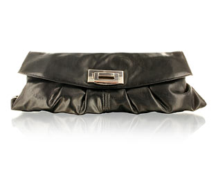 Trendy Drop Lock Clutch Bag