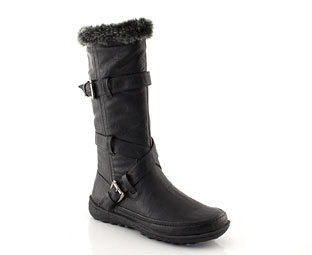 Twist Strap Mid High Boots - Junior