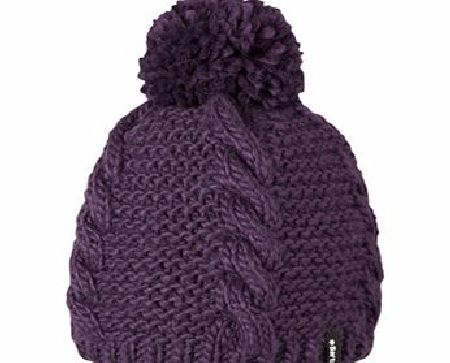 Ladies Barts Grain Beanie. Dark Violet