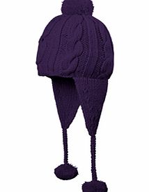 Ladies Barts Pompompom Inka. Dark Violet