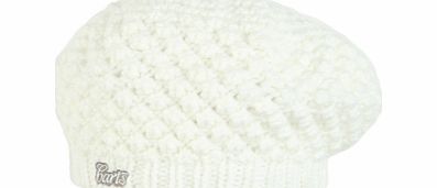 Ladies Barts Rasha Beret Beanie. White