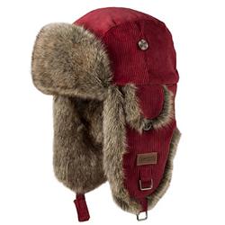 Rib Bomber Hat - Burnt Red