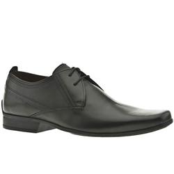 Male Flush Centre Seam Leather Upper in Black