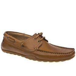 Male Salient Boat Leather Upper in Tan