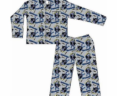 KIDS BOYS CHILDREN BATMAN WINCEYETTE COTTON PYJAMAS 3-10 YRS WARM PJS CHARACTER PYJAMA OFFICIAL PJ (5-6 YEARS)