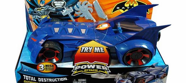 Power Attack Total Distruction Batmobile Vehicle