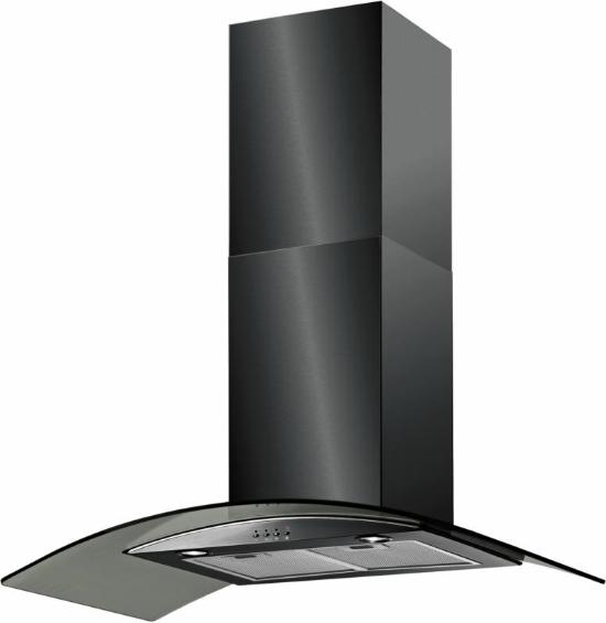 Baumatic BT10.3BGL 100cm Chimney Hood in Black