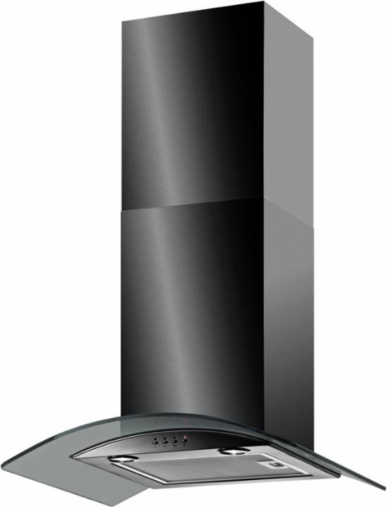 BT6.3BGL 60cm Chimney Hood in Black and