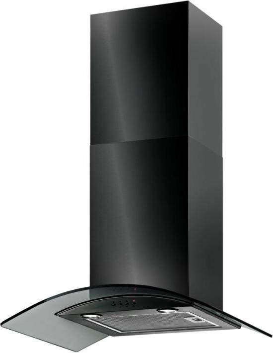 BT7.3BGL 70cm Chimney Hood in Black and