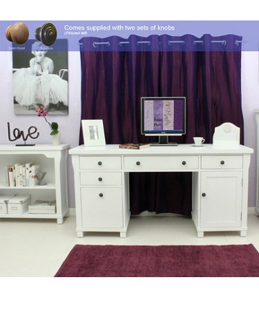 Hampton Twin Pedestal Computer Desk