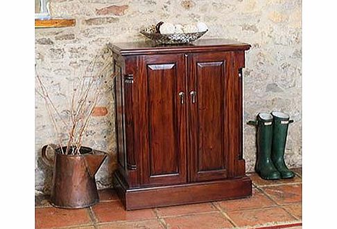 La Roque Solid Mahogany Shoe Cabinet