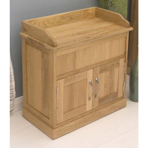 Mobel Solid Oak Secret Shoe Cabinet