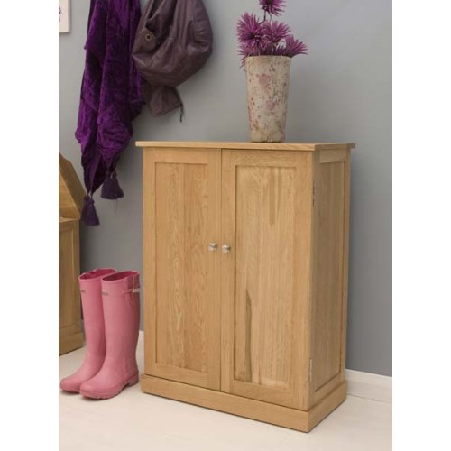 Mobel Solid Oak Shoe Cabinet - 12 Pairs