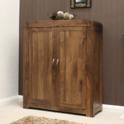 Shiro Solid Walnut Shoe Cabinet