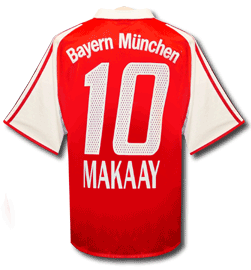 Adidas Bayern Munich home (Makaay 10) 04/05